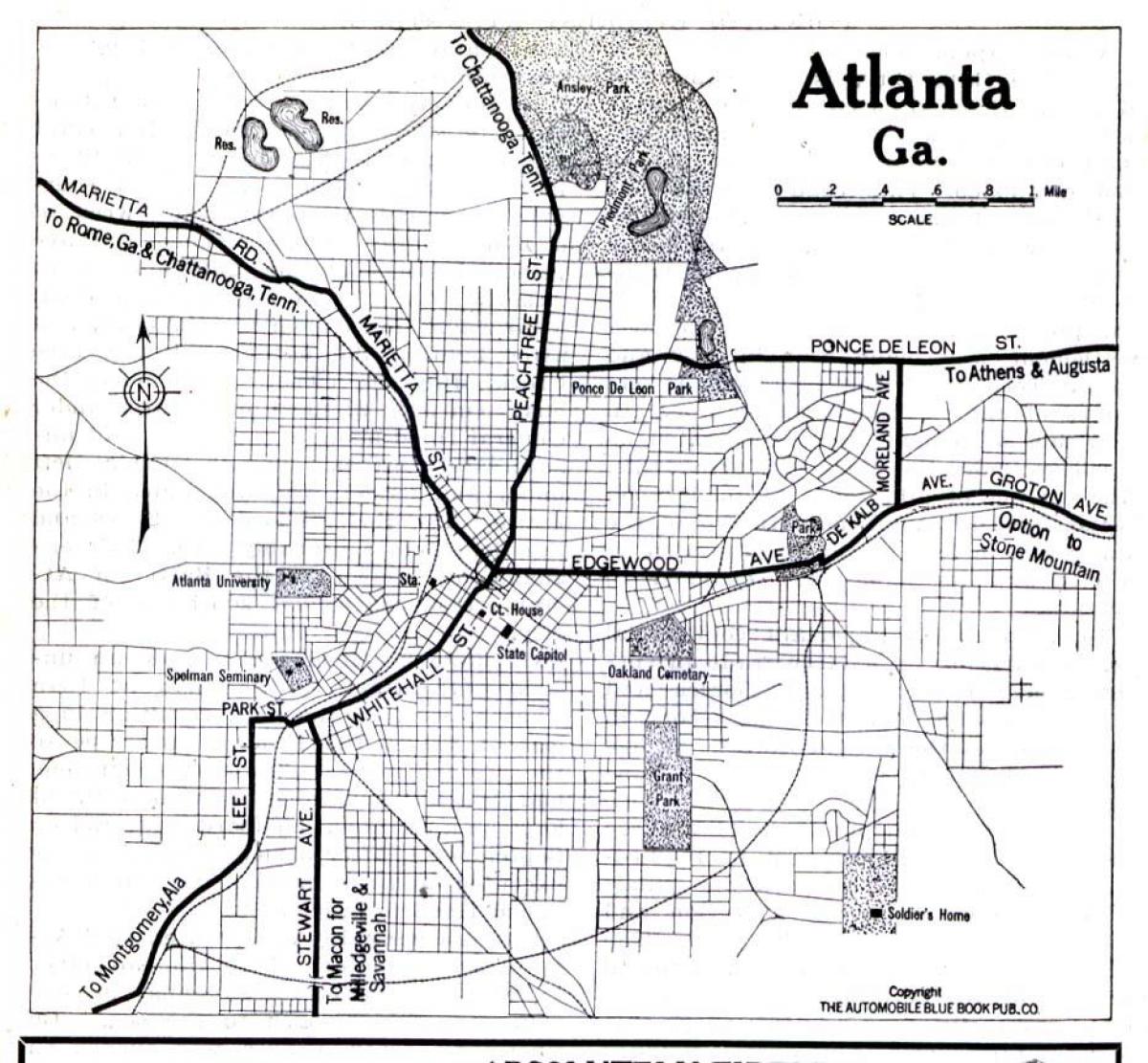 خريطة أتلانتا جورجيا