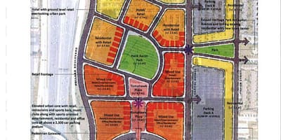 خريطة من turner field وقوف السيارات