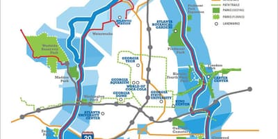 Beltline أتلانتا خريطة